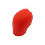 Vaelmont Kırmızı Silikon Vites Topuz Kılıfı - Koruma ve Stil Artışı Koruyucu ve Kilit - Siyah