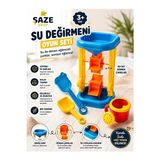 Vaelmont Kum Oyuncak Seti - Tırmık, Kürek ve Sulama Kabı ile Renkli Plaj Eğlencesi Plaj Oyuncakları - Siyah - Çocuk