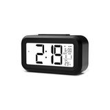 Vaelmont LCD Ekranlı, Sensörlü ve Dijital Masa Saati, Alarm Özelliği Alarm Saatli Radyo - Siyah