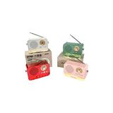 Vaelmont Mini Nostaljik Fm Radyo ve Bluetooth Hoparlör Nostaljik Radyo - Siyah
