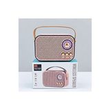 Vaelmont Mini Retro Bluetooth Radyo ve Tf Kart Girişli, Taşınabilir Müzik Cihazı Nostaljik Radyo - Siyah