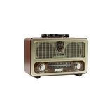 Vaelmont Nostaljik Ahşap Radyo ile Retro Müzik Keyfi Nostaljik Radyo - Siyah