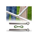 Vaelmont Paslanmaz Metal Balkon Çamaşır Askısı 45 cm Çamaşır Kurutmalık - Siyah - Seçenek 1