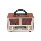 Vaelmont Retro Ahşap Radyo ve Bluetooth Hoparlör ile Nostaljik Ses Deneyimi Nostaljik Radyo - Siyah
