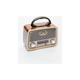 Vaelmont Retro Ahşap Radyo ve Mp3 Çalar ile Nostaljik Müzik Deneyimi Nostaljik Radyo - Siyah
