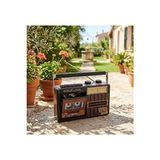 Vaelmont Retro Kaset Çalar ve Radyo ile Nostaljik Müzik Deneyimi Nostaljik Radyo - Siyah