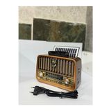 Vaelmont Solar Enerjili Nostaljik Radyo ve Müzik Çalar - Siyah