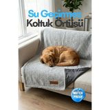 Vaelmont Su Geçirmez ve Çift Taraflı Kedi ve Köpek Koltuk & Yatak Örtüsü, Kolay Temi - Seçenek 1 - Siyah