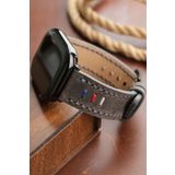 vagave Apple Watch 42 44 45 46 49 Mm 3 4 5 6 7 Se 8 9 10 Ultra Uyumlu Kadın Deri Kordon Saat Kayışı - Üçip