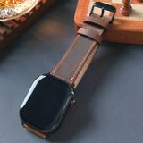 Vagave Apple Watch Kordon 42 / 44 / 45 / 49 mm Ultra Ultra 2 Seri 9 8 7 6 5 4 3 Uyumlu Hakiki Deri Kayış Taba Apple Deri Kordon - Apple 42/44/45/49mm