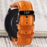 Vagave Hakiki Deri Saat Kordonu 20mm 22mm 24mm Fossil Diesel Lacoste Casio Armani Polo Tissot Tissot Nacar Klasik Saat Kordonu Deri Kayış Taba - 22 mm
