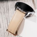 Vagave Hakiki Deri Saat Kordonu 20MM 22MM 24MM Fossil Diesel Lacoste Casio Armani Tissot Nacar Klasik Saat Kordonu Deri Kayış - 24 mm - Bej