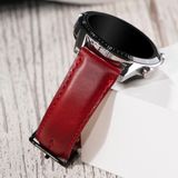 Vagave Hakiki Deri Saat Kordonu 20mm 22mm 24mm Fossil Nacar Diesel Lacoste Tissot Daniel Klein Casio Armani Klasik Saat Kordonu Kırmızı Deri Kayış - 24 mm