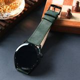 Vagave Honor Magic Watch 2 42MM 20mm Hakiki Deri Kordon Honor Deri Kayış Akıllı Saat Kordonu Yeşil Deri Kayış - Honor Magic 2 42MM