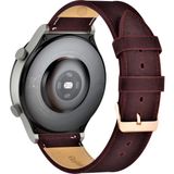 Vagave Huawei Watch 46mm 22mm Deri Kordon Watch GT6 GT5 GT4 46mm Ultimate Gt2 E Gt2e Gt2pro Gt3 Pro Gt3pro Watch 4 Pro Gt 2 3 4 Pro Se 2e Elite Bordo Renk Deri Kayış 46 22mm