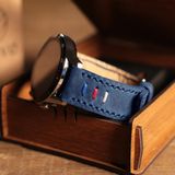 Vagave Huawei Watch Deri Kordon Watch GT5 / GT4 Gt 2 3 4 5 Pro 46mm Se 2e Elite Gt2 E Gt2e Gt2pro Gt3 Pro Gt3pro Huawei Watch 4 Pro Ultimate Deri Kordon Kayış 46 22mm Mavi
