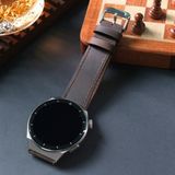 Vagave Huawei Watch GT 4 41mm Uyumlu 18mm Hakiki Deri Kordon Akıllı Saat Kordonu Kahverengi - Huawei Gt 4 41mm