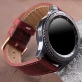 Vagave Samsung Galaxy Watch 4 / 5 / 6 / 7 44MM / 40MM / Galaxy Watch 5 Pro 45MM / Galaxy Watch 4 44MM / 40MM / Galaxy Watch 4 Classic 46MM / 42MM 47MM Active 2 40MM / 44MM Uyumlu Croco Deri Kordon - Bordo - Rose Toka