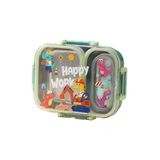 Vagon Beslenme Kabı Paslanmaz Çelik Lunchbox Vgn-7163 (Karışık Renk 1 Adet)