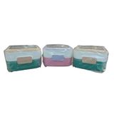 Vagon Beslenme Kutusu Lunch Box Paslanmaz Çelik 540 Ml (Karışık Renk 1 Adet)