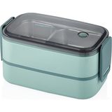 vagon çelik beslenme kutusu lunch box paslanmaz 1400 ml bl50002-2 (karışık renk 1 adet) - Yok