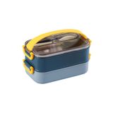 Vagon Çelik Beslenme Kutusu Lunch Box Paslanmaz 1500 Ml Xc-465 (Karışık Renk 1 Adet)