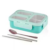 Vagon Çelik Beslenme Kutusu Lunch Box Paslanmaz 620 Ml Mavi Xc-7097