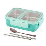 Vagon Çelik Beslenme Kutusu Lunch Box Paslanmaz 700 Ml Mavi Xc-7096