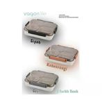 Vagon Life 1200 Ml 4 Bölmeli Paslanmaz Çelik Beslenme Kutusu Xc-7080 3 Renk