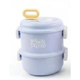 Vagon Life 860 Ml İki Katlı Beslenme Kutusu Vgn-12168 Mavi