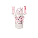 Vagon Lıfe Paslanmaz Çelik Desenli Termos 490 Ml D9363 - Pembe Tavşan