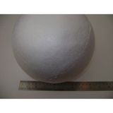 Vagon Strafor Küre (Köpük Top) 20Cm Çap - Beyaz