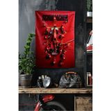 Vagonik F1 Temalı Schumacher Kırmızı Duvar Örtüsü Halısı Tapestry Formula 1 - 100 x 140 cm