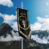 Vagonik game Of Thrones Greyjoy Hanedanlığı Flama Bayrak - Koyu Gri - 50x100 cm