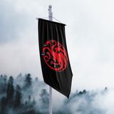 Vagonik Game Of Thrones Targaryen Siyah Hanedanlığı Flama Bayrak - 50x100 cm