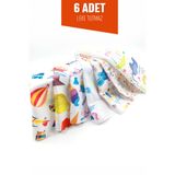 Vagonik Leke Tutmayan, Yıkanabilir 30x50 cm 6 ADET Beslenme Örtüsü