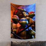 Vagonik Ninja Kaplumbağalar Ninja Turtles Dc Duvar Örtüsü Halısı - 140 x 200 cm