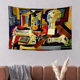 Vagonik Pablo Picasso Stüdyoda Duvar Örtüsü Halısı - 40 x 65 cm