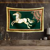 Vagonik Yüzüklerin Efendisi Rohan Tolkien Duvar Örtüsü Halısı - 100 x 150 cm
