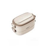 Vagonlife 2 Katlı Bento Lunch Box 1140 ML Paslanmaz Çelik Sefer Tası Sızdırmaz Yemek Kabı Çorba Kaseli Termal Yemek Taşıma Kabı Okul Ofis