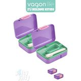 Vagonlife 2’li Beslenme Kutusu ( Seçtiğiniz Renkte 2 Adet Gönderilir ) - 2 Adet Mor