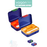 Vagonlife 2’li Beslenme Kutusu ( Seçtiğiniz Renkte 2 Adet Gönderilir ) - Mavi-KoyuMavi