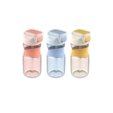 Vagonlife 450ml Pipetli Tritan Su Matarası Sarı-Mavi-Turuncu VGN030 sari