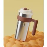 Vagonlife 600 ML LED Sıcaklık Göstergeli Akıllı Çelik Termos Kulplu -Kahve Bardağı-Mug-FFVGN2009 Çelik