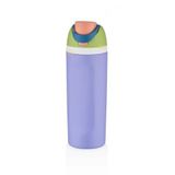Vagonlife 600ml Pipetli/Pipetsiz Kullanım 6 Saat Sıcak/Soğuk El Askılı Paslanmaz Çelik Termos (Mor-Yeşil)