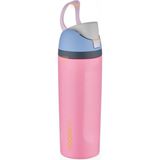 Vagonlife 600ML Yeni Koleksiyon Pipetli/pipetsiz Kullanım 6 Saat Sıcak/soğuk El Askılı Paslanmaz Çelik Termos - Pembe - Mor - 600 ml
