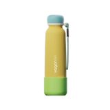 Vagonlife 750ml Düz Renkli Pipetli/Pipetsiz Kullanım İpli El Askılı Kaymaz Tabanlı Paslanmaz Çelik Termos (Sarı)