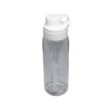 Vagonlife 800ml Pipetli/Pipetsiz Kullanım Şeffaf Gövdeli Tritan Su Matarası (Beyaz)