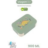 Vagonlife 900 ml Tek Kat 3 Bölme Çocuk Beslenme Kutusu -FFB1270 - Yeşil