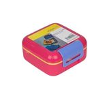 Vagonlife Bento 1000ml Lunchbox Tek Katlı Bölmesiz PP Plastik Küçük Sefer Tası Yemek Kutusu (Koyu Pembe)
